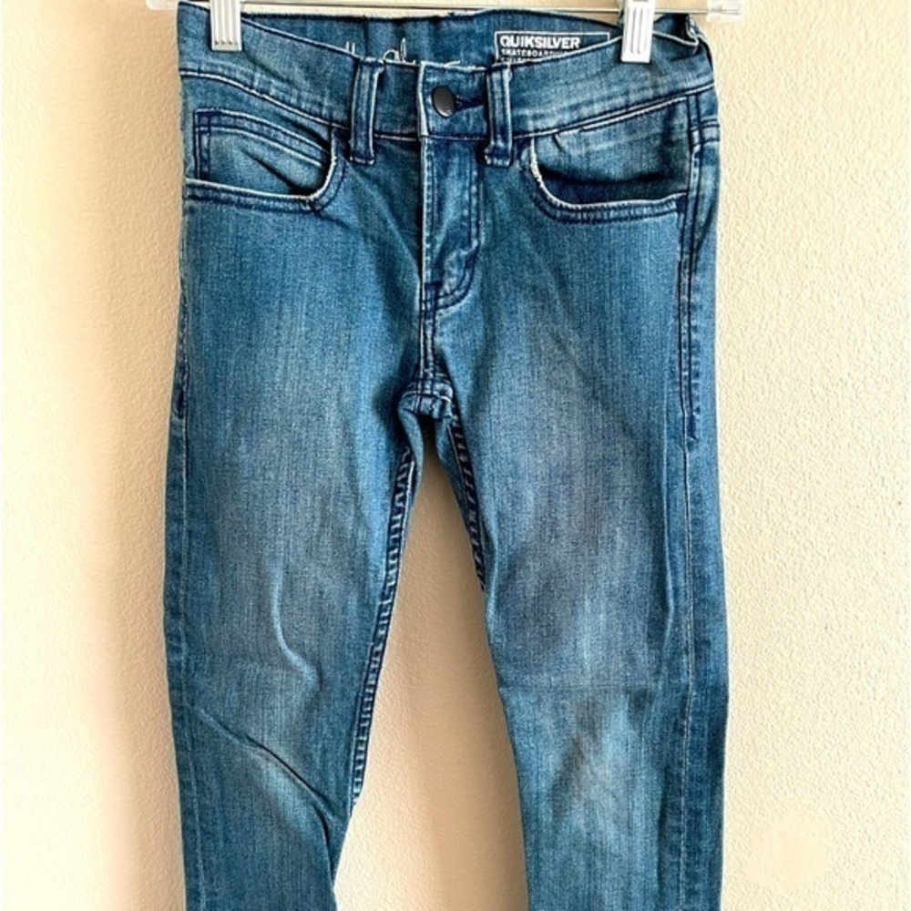 Boys Quiksilver Alex Olsen‎ Skateboarding Collection Denim Jeans Size 25